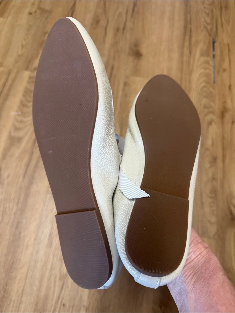 Intentionally Blank Leather flats Size 8 Like Brand New